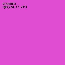 #E04DD3 - Orchid Color Image