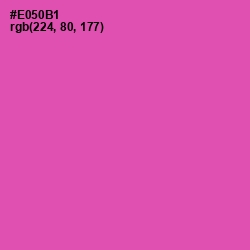 #E050B1 - Brilliant Rose Color Image