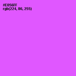 #E056FF - Heliotrope Color Image