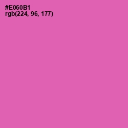 #E060B1 - Hot Pink Color Image