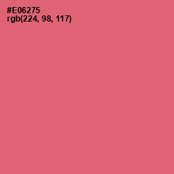 #E06275 - Sunglo Color Image