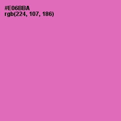 #E06BBA - Persian Pink Color Image