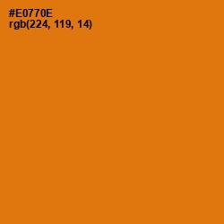 #E0770E - Christine Color Image
