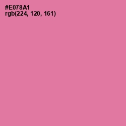 #E078A1 - Persian Pink Color Image
