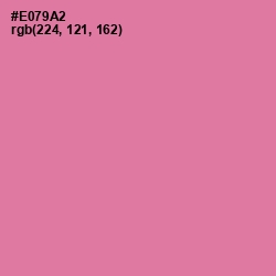 #E079A2 - Persian Pink Color Image