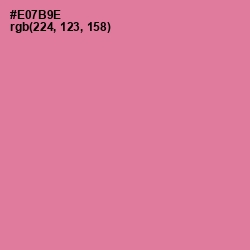 #E07B9E - Deep Blush Color Image