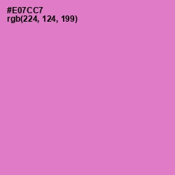 #E07CC7 - Orchid Color Image