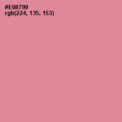 #E08799 - Sea Pink Color Image