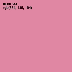 #E087A4 - Carissma Color Image