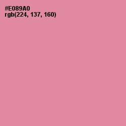 #E089A0 - Carissma Color Image