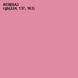 #E089A3 - Carissma Color Image