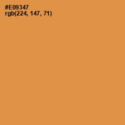 #E09347 - Tan Hide Color Image