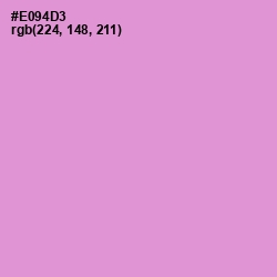 #E094D3 - Light Orchid Color Image