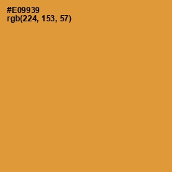 #E09939 - Fire Bush Color Image