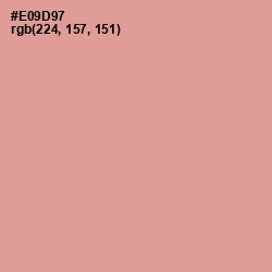 #E09D97 - Sea Pink Color Image