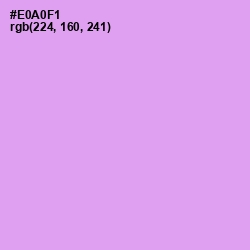 #E0A0F1 - Mauve Color Image