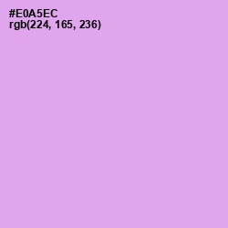 #E0A5EC - Mauve Color Image