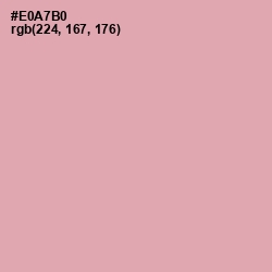 #E0A7B0 - Shilo Color Image