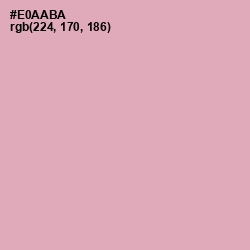 #E0AABA - Shilo Color Image