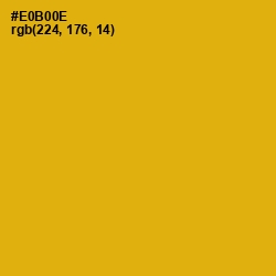 #E0B00E - Corn Color Image
