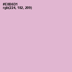 #E0B6D1 - Lavender Pink Color Image