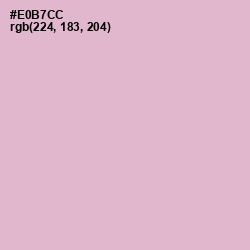 #E0B7CC - Lavender Pink Color Image