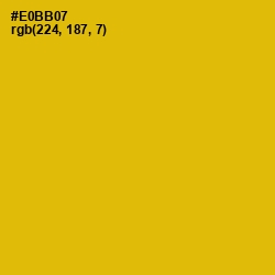 #E0BB07 - Corn Color Image