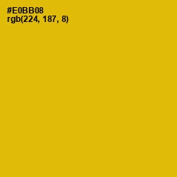 #E0BB08 - Corn Color Image