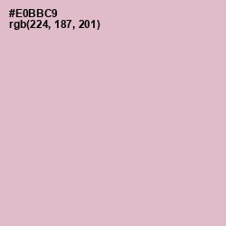 #E0BBC9 - Lavender Pink Color Image