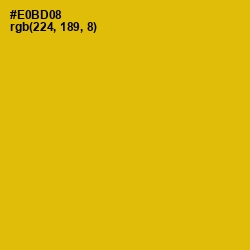 #E0BD08 - Corn Color Image