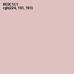 #E0C1C1 - Pink Flare Color Image