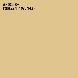#E0C58E - Putty Color Image