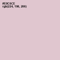 #E0C6CE - Pink Flare Color Image