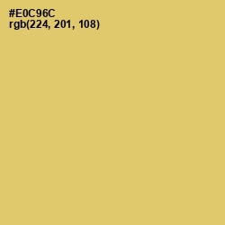 #E0C96C - Rob Roy Color Image