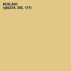 #E0CA83 - Putty Color Image