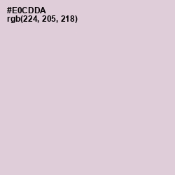 #E0CDDA - Twilight Color Image