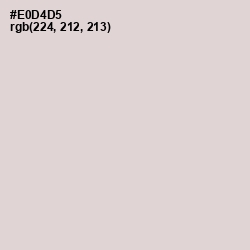 #E0D4D5 - Bizarre Color Image