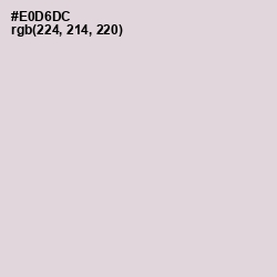 #E0D6DC - Bizarre Color Image