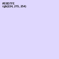 #E0D7FE - Snuff Color Image