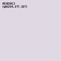 #E0D9E3 - Snuff Color Image