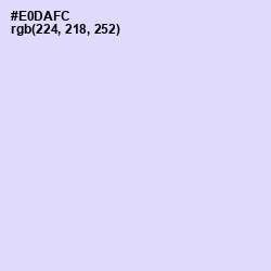 #E0DAFC - Snuff Color Image