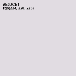 #E0DCE1 - Snuff Color Image