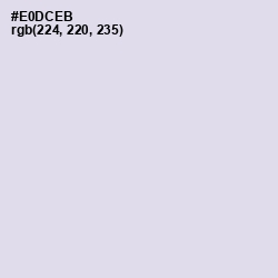 #E0DCEB - Snuff Color Image
