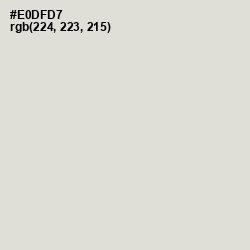 #E0DFD7 - Bizarre Color Image