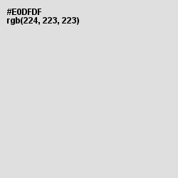 #E0DFDF - Bizarre Color Image