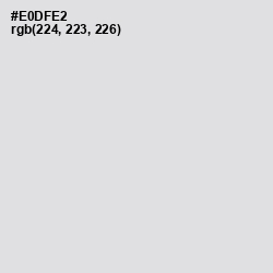 #E0DFE2 - Snuff Color Image