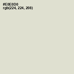 #E0E0D0 - Satin Linen Color Image