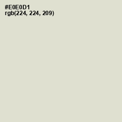 #E0E0D1 - Satin Linen Color Image