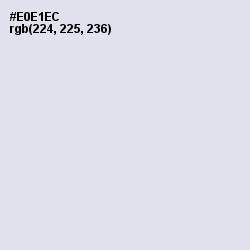 #E0E1EC - Mercury Color Image