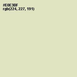 #E0E3BF - Fall Green Color Image